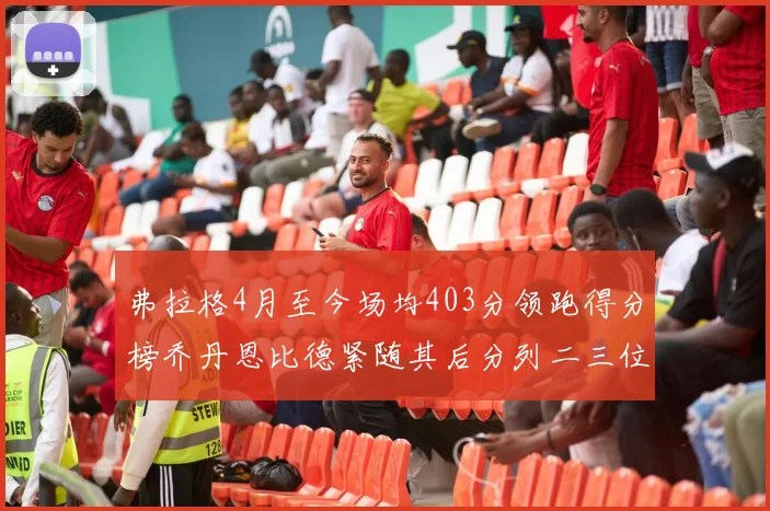 弗拉格4月至今场均403分领跑得分榜乔丹恩比德紧随其后分列二三位